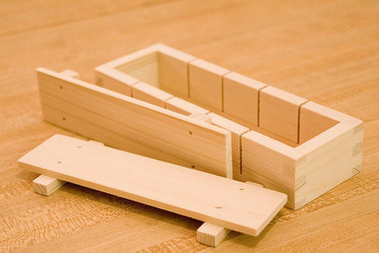 JapanBargain 3130, Wooden Oshizushi Press Maker Rectangular Sushi Press Mold Oshizushihako, 8.5 inch x 2.75 inch, 6 Pack