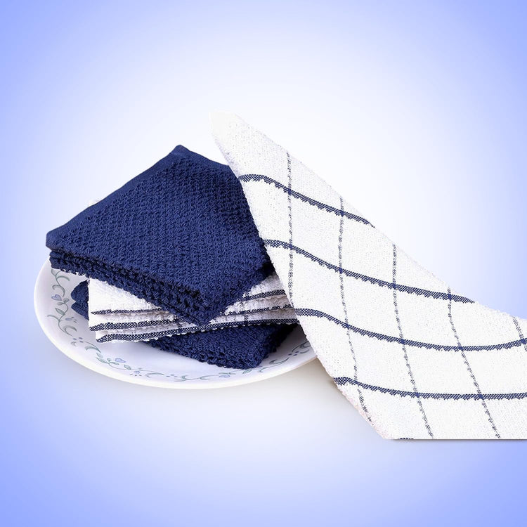Cotton Kitchen Dish Cloths Set of 8 (8 Count)