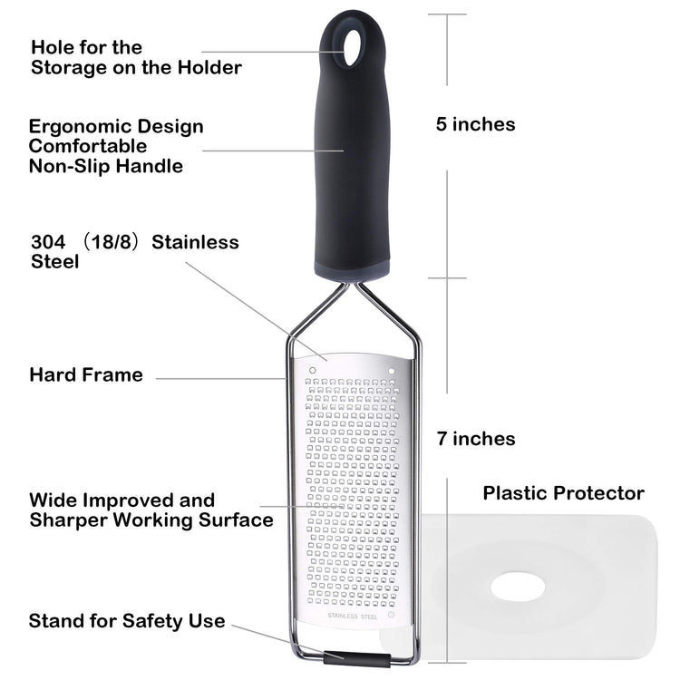 Wide Lemon Zester & Cheese Grater