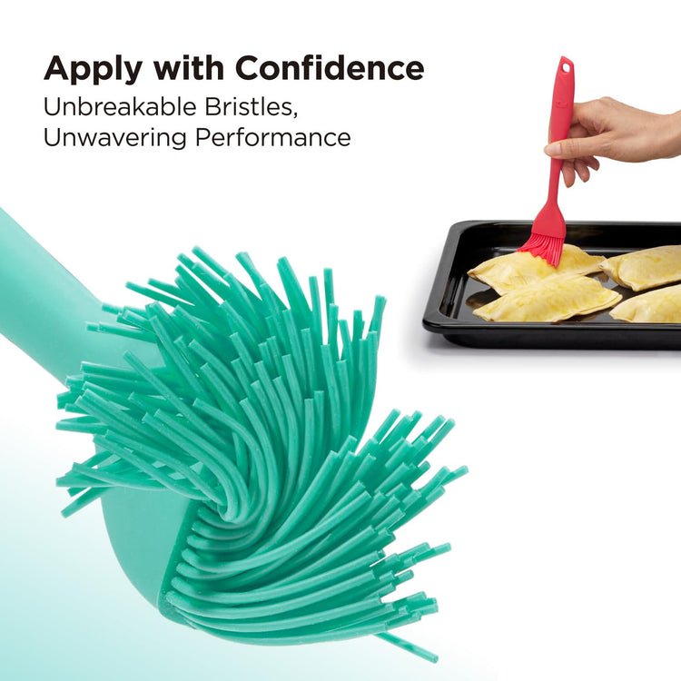 WaltzGrip Platinum Silicone Basting Pastry Brush (2 Count)