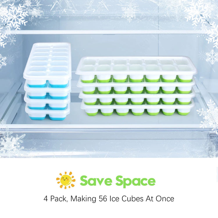 Silicone Ice Cube Tray (8 Count)