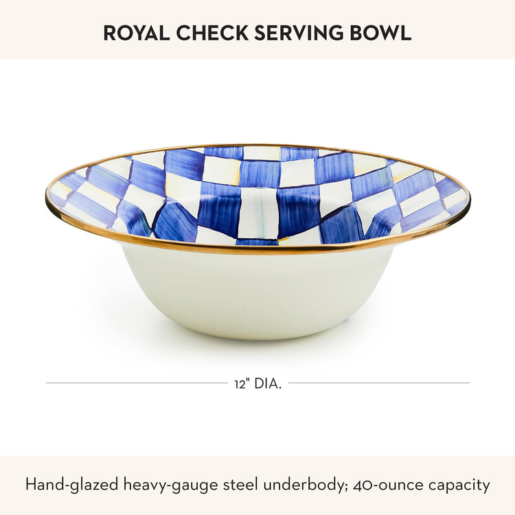 Enamel Serving Bowl