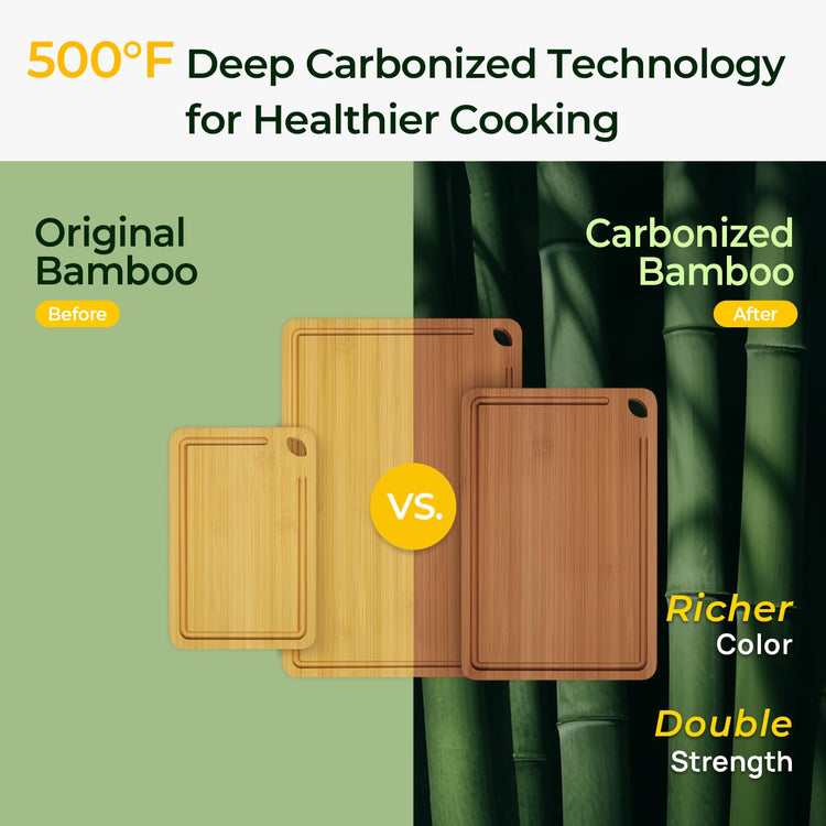 Bamboo Cutting Board (3 Count)