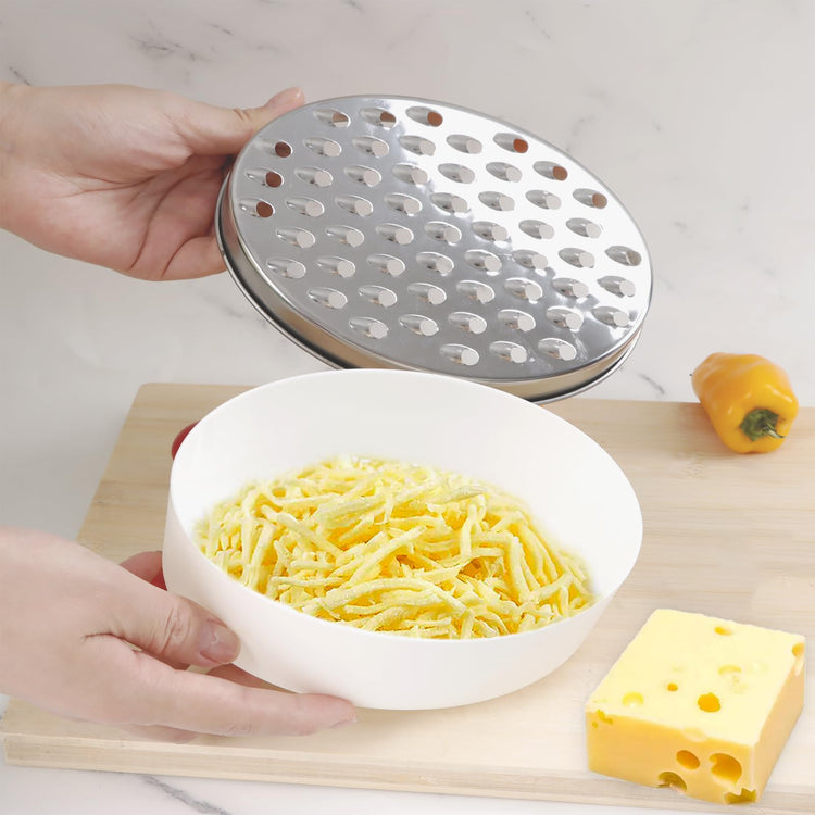 Cheese Grater Citrus Lemon Zester with Food Storage Container & Lid
