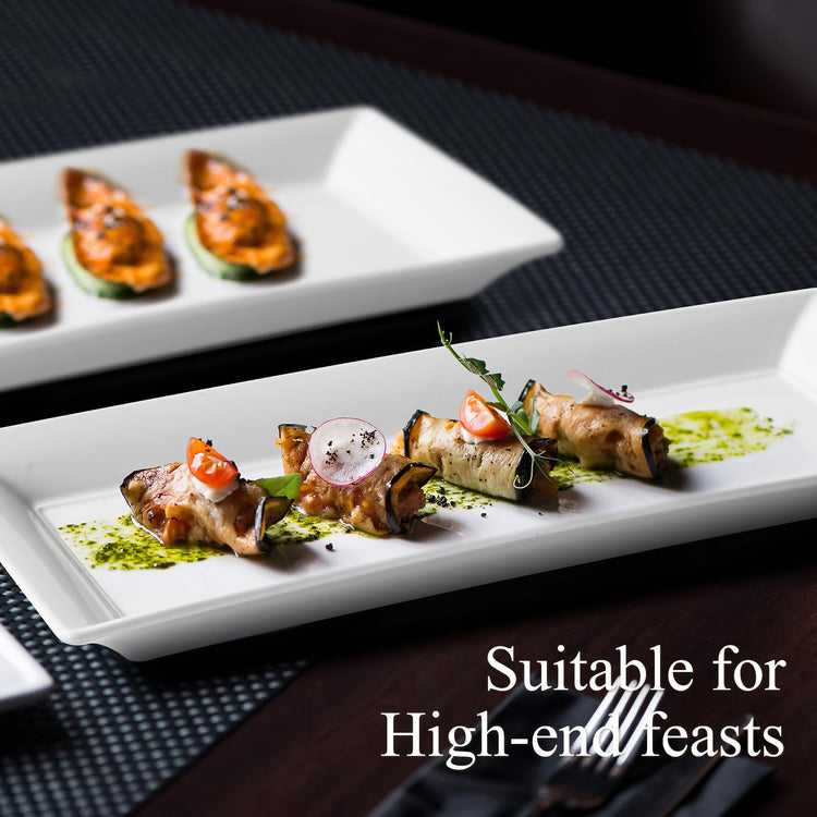 14" Rectangular Platters Set of 4 (4 Count)