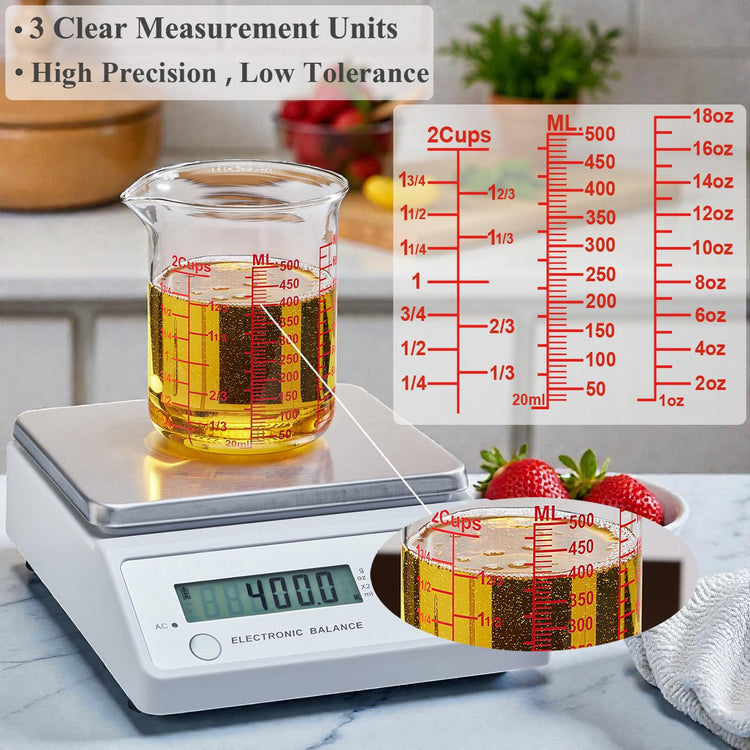 High Borosilicate Glass Measuring Cup