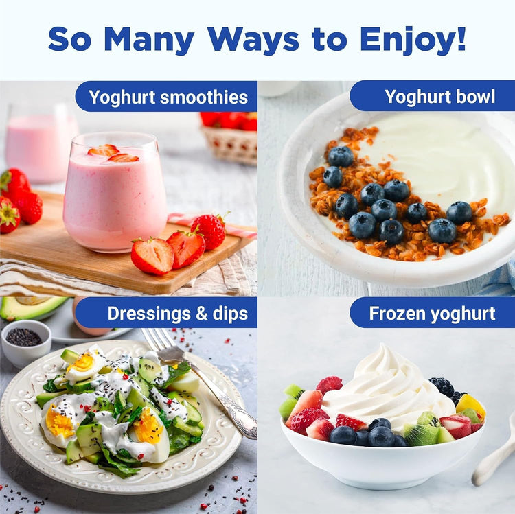 Probiotic Yogurt Maker with Adjustable Temperature & Time Control