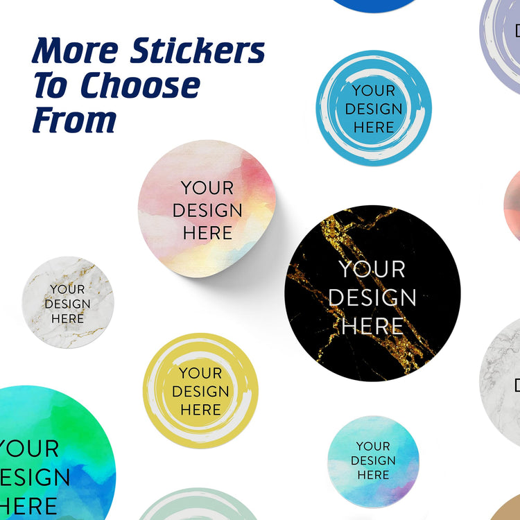 Custom Vinyl Stickers Your Image (100 Count)