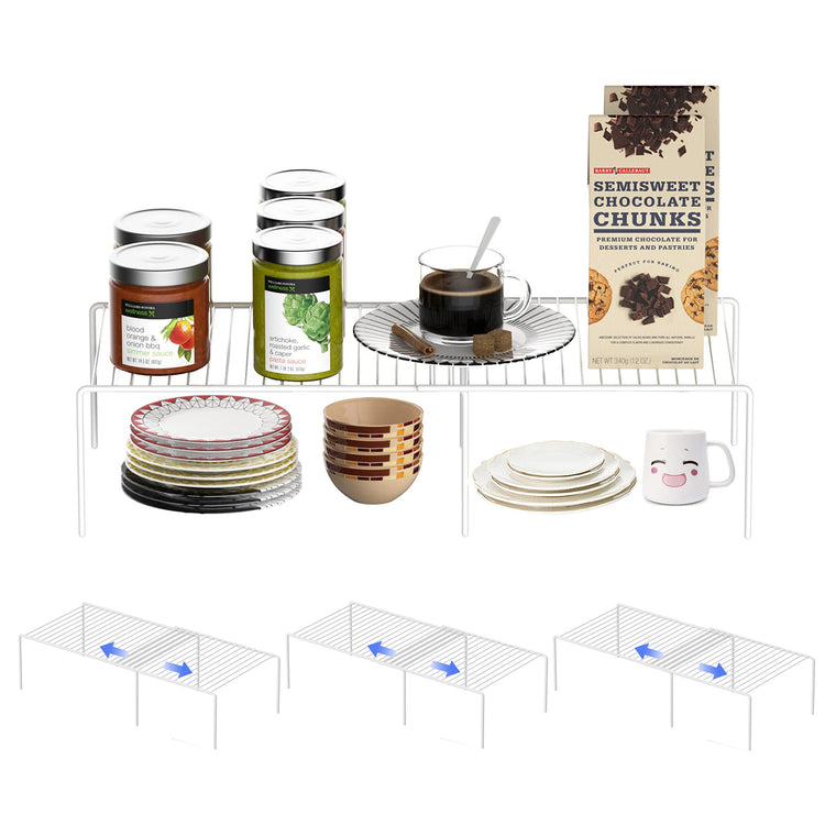 Cabinet Storage Shelf Rack (4 Count)