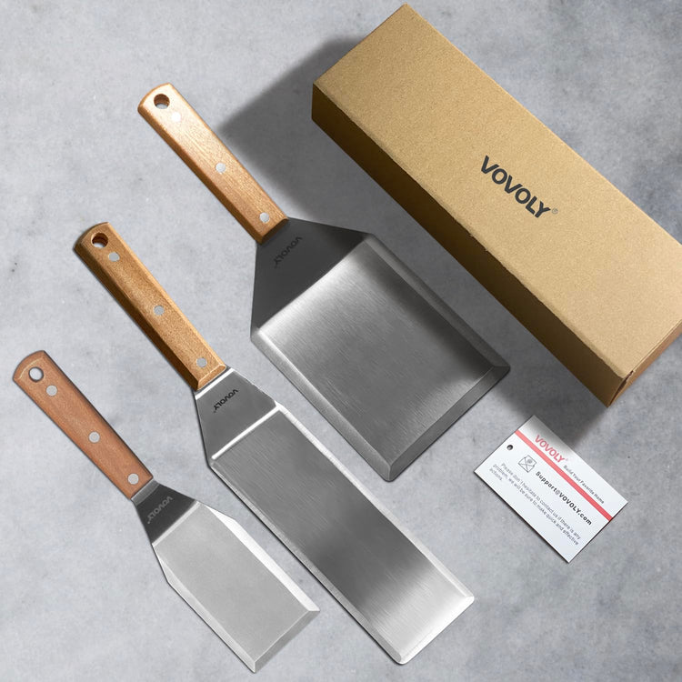 Stainless Steel Spatula Set