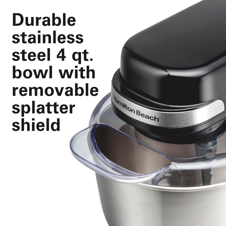 4 Quart Electric Stand Mixer With 7 Speeds