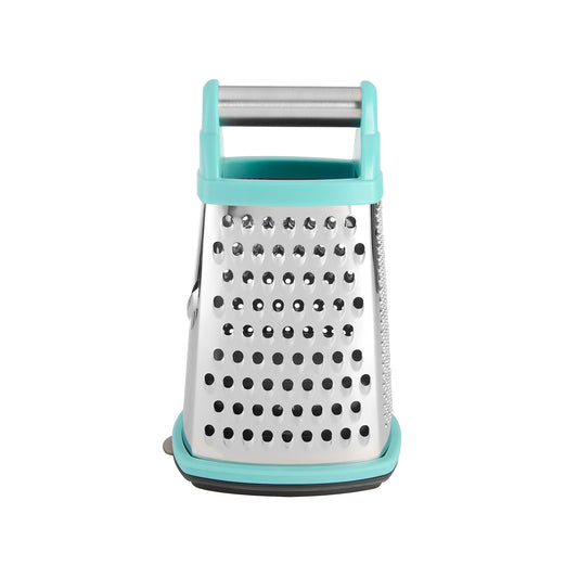 Gourmet 4 Sided Stainless Steel Box Grater for Fine