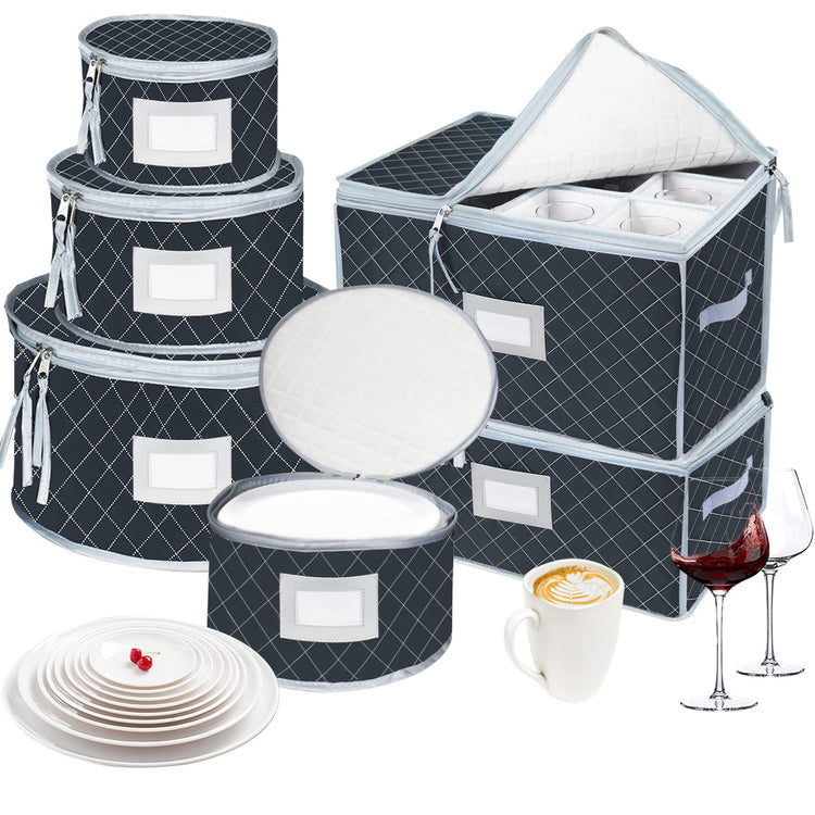 China Dinnerware Storage Containers Set