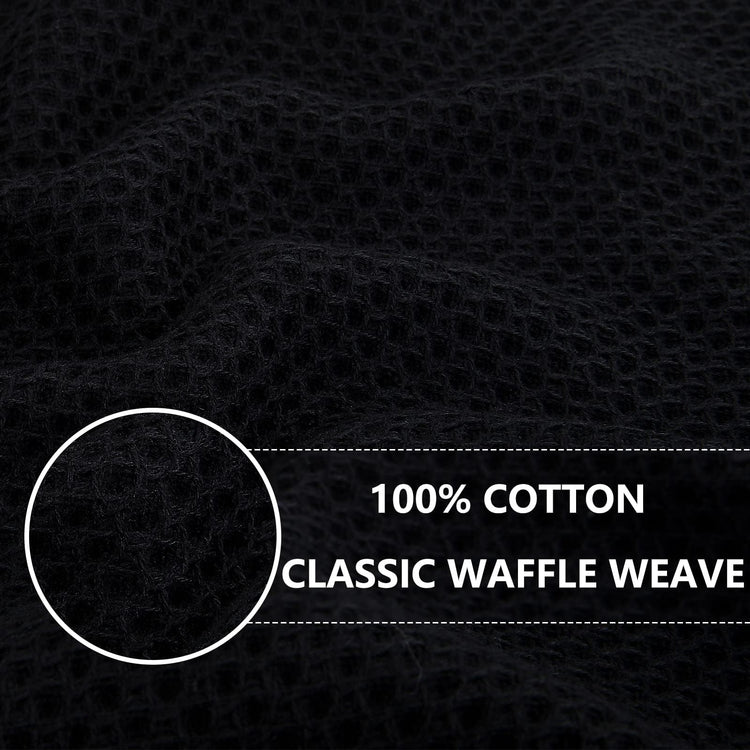 100% Cotton Waffle Weave Kitchen Dish Towels 12 (12 Count)
