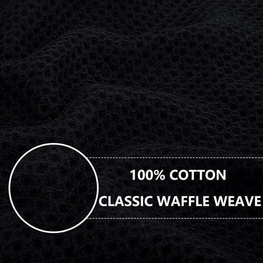 100% Cotton Oversized Waffle Weave Kitchen Towels 6 (6 Count)