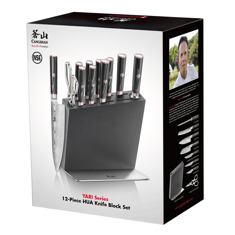 YARI Series HUA Knife HUA Block Set