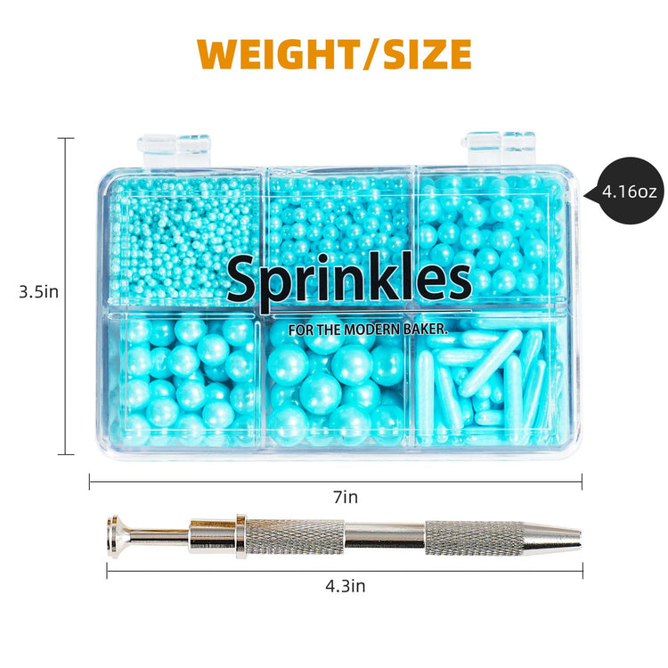 Blue Mix Sugar Sprinkles (4.16 Ounce)