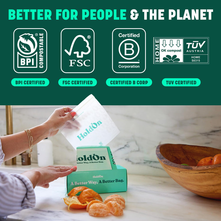 Compostable Zip Lock Sandwich Bags (200 Count)