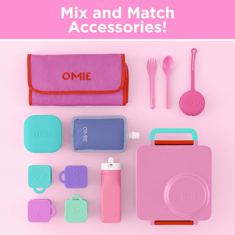 OmieBox Kids Insulated Leakproof Bento Lunch Box with Food Jar