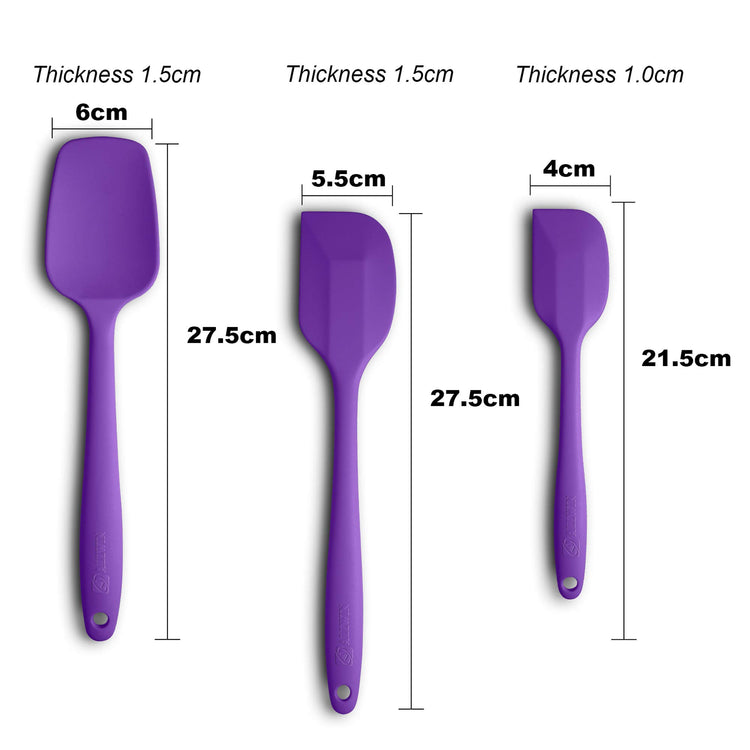 3 Piece Silicone Spatula Set (3 Count)