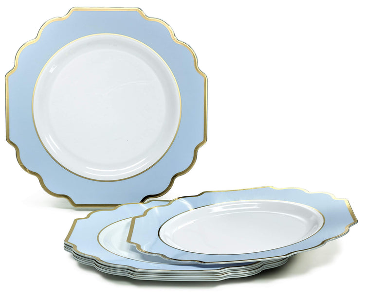 OCCASIONS FINEST 320 Piece Disposable Dinnerware Set for 40 Guests