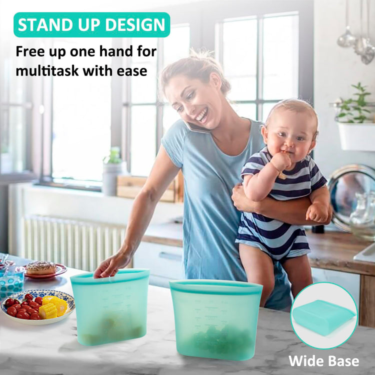 Large Reusable Storage Bag (4 Count)