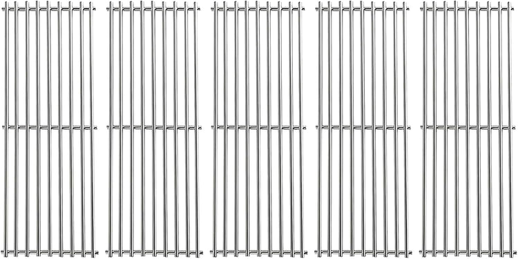 17-3/8” Stainless Steel 5 Grid Grates for Broil King Baron 540,590 590-S,Huntington 6133-84, 6133-87 6130-54, 6130-57 Broil-Mate 7130-64, 7133-64 Sterling 5130-54, 5130-64 Gas Grill