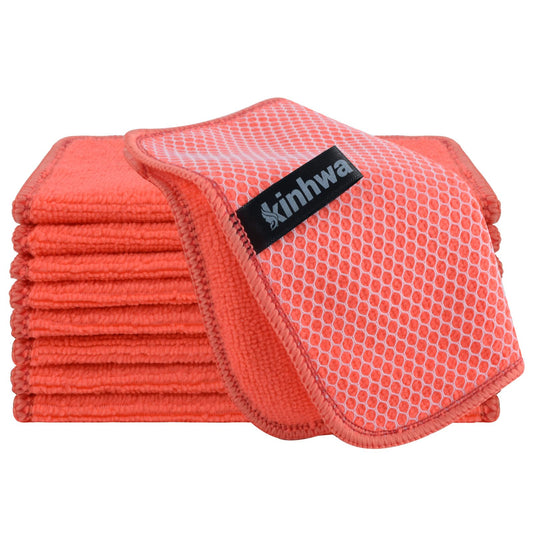 Dish Cloths for Washing Dishes with Scrub Side (9 Count)