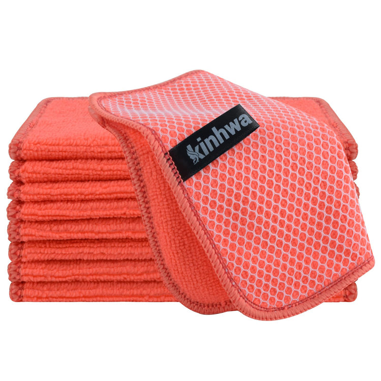 Dish Cloths for Washing Dishes with Scrub Side (9 Count)