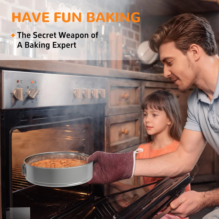 7 Inch 304 Stainless Steel Springform Pan with Removable Bottom