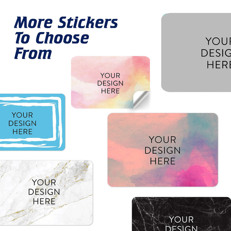Custom Vinyl Stickers Your Image (100 Count)