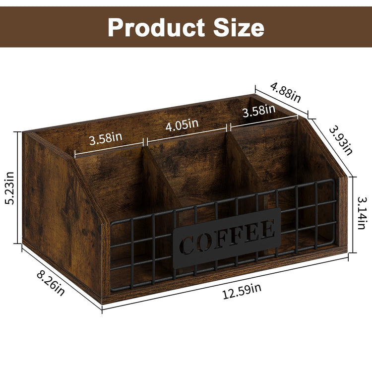 Coffee Station Organizer for Countertop
