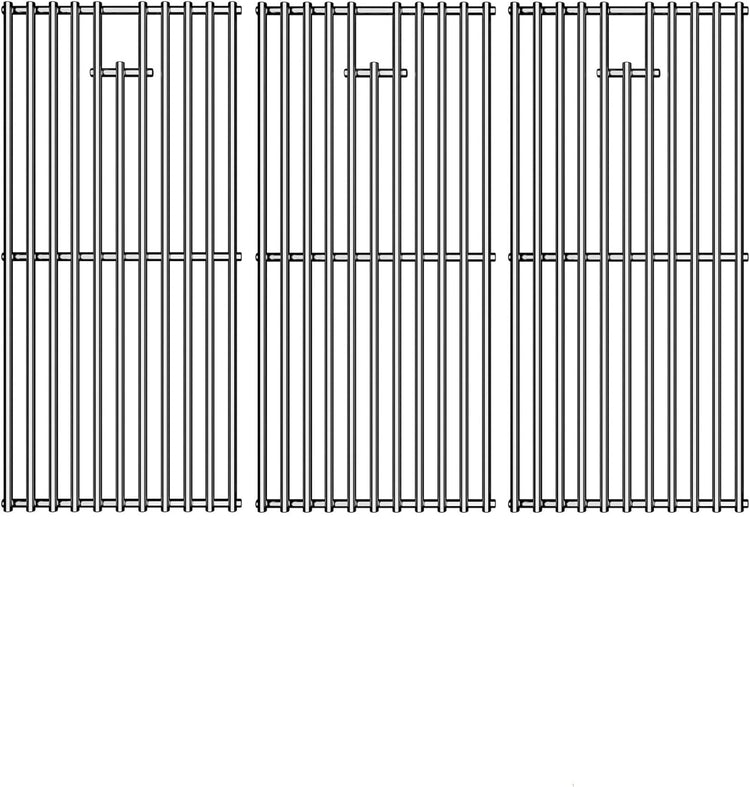 17/17.5/19.5 Inch Stainless Steel Grill Grates Replacement for Charbroil 463344116 463343015 Gas2coal 463340516 463370516