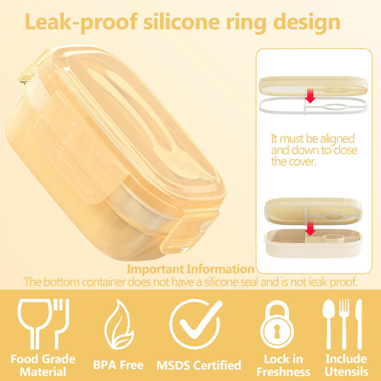 Leakproof Bento Box & Insulated Lunch Bag Set