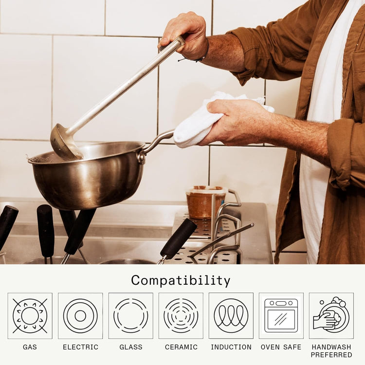 Cookware 2 Quart Stainless Steel Saucier Pan