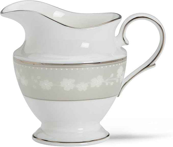 Lenox Bellina Bone China Platinum Banded Creamer