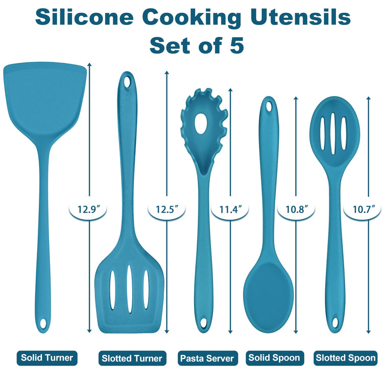 Silicone Cooking Utensils Set (5 Count)