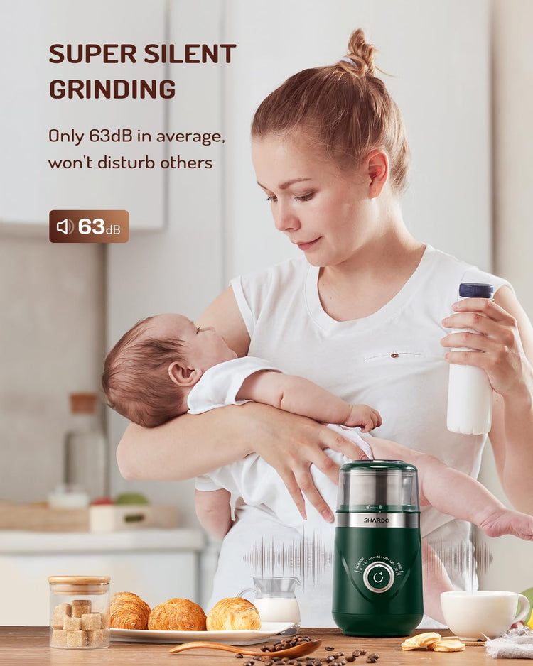 Electric Super Silent Blade Coffee Grinder