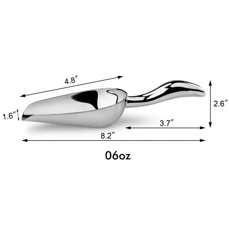 Restaurant Grade Stainless Steel Bar Ice Flour Utility Scoop
