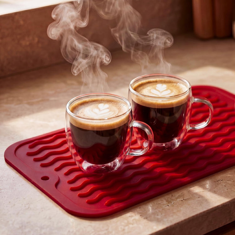 Silicone Dish Drying Mat for Multiple Usage