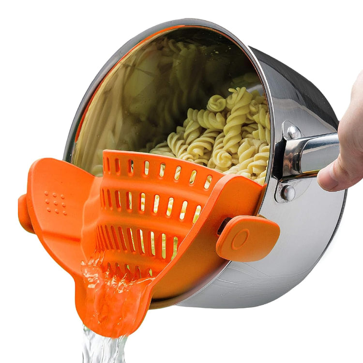 Snap N Strain Clip On Strainer for Pots and Pans