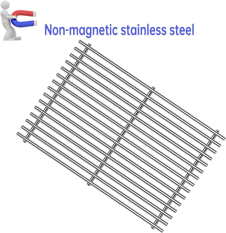 7636 7638 7639 Grill Grates Grill Parts for Weber Spirit Grill Spirit E-310, E-320, S-310, S-320, Spirit II E/S-310, GS4 300 Series, 17 Inch Porcelain Steel Flavorizer Bars Grid Replacement