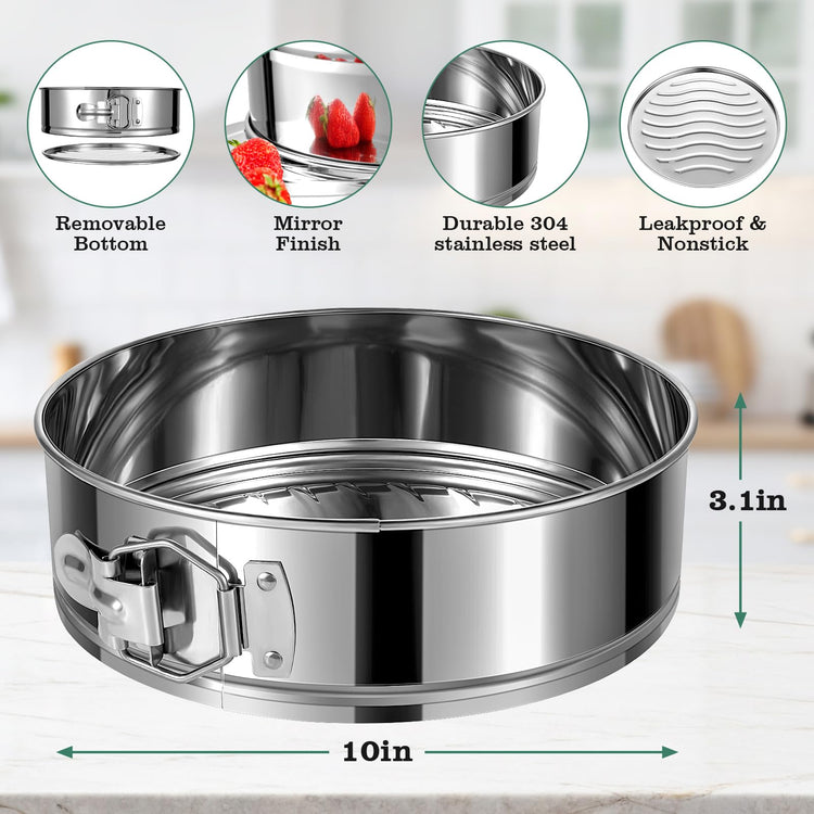 10 Inch Springform Cake Pan