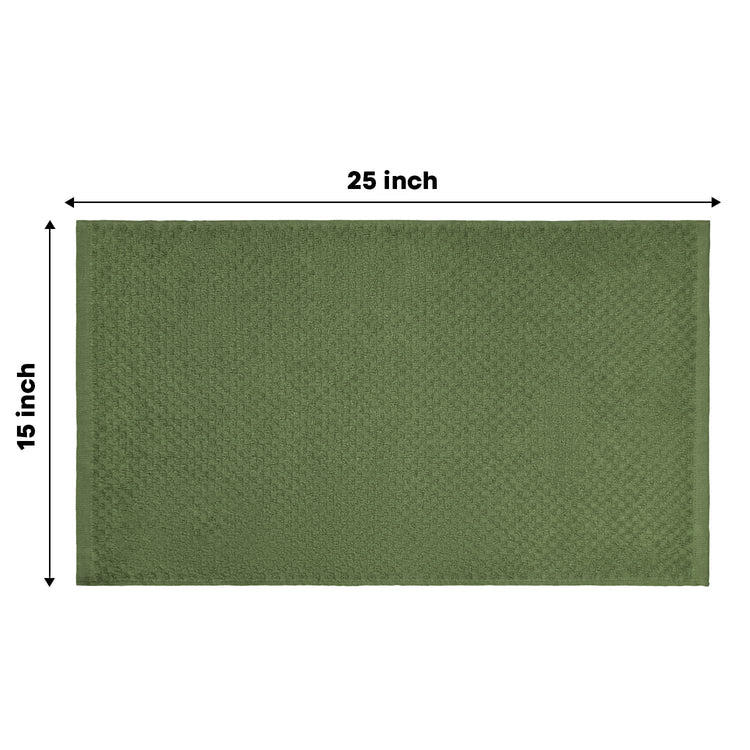 Ring Spun Cotton Green Kitchen Dish Towels (6 Count)