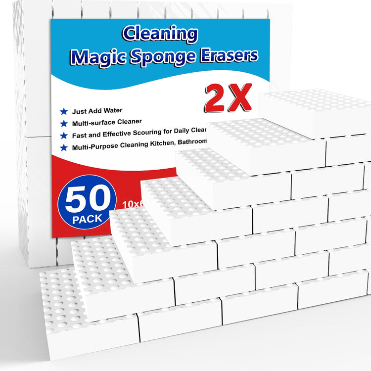 Magic Sponge Erasers (50 Count)