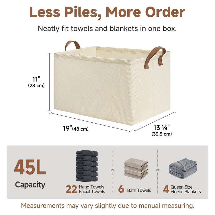 45L Closet Storage Bins (2 Count)