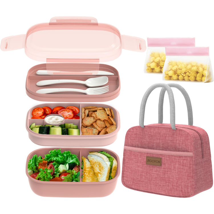 Leakproof Bento Box & Insulated Lunch Bag Set for School and Work