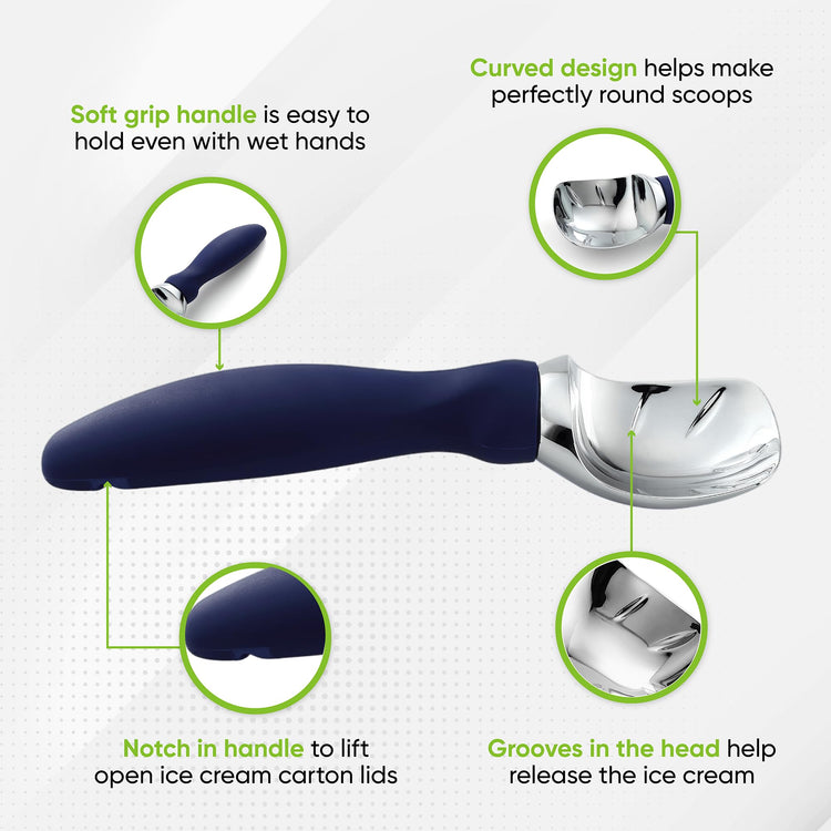 Heavy Duty Metal Ice Cream Scoop w