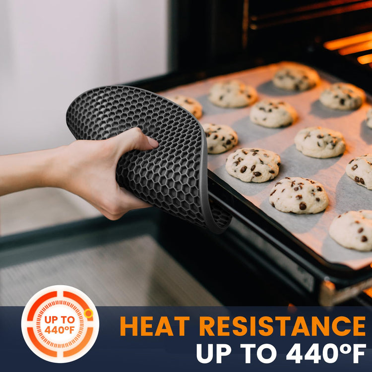 Silicone Trivet Mats 4 Heat Resistant Pot Holders Multipurpose Non