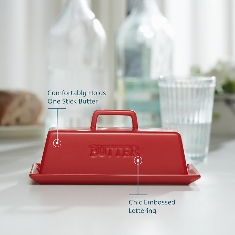 Ceramic Butter Dish with Lid